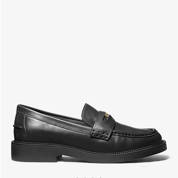 Michael Kors Eden Loafer- black leather - size 8 - Picture 5 of 8